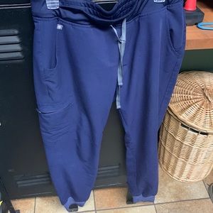 Figs navy blue Zamora joggers large